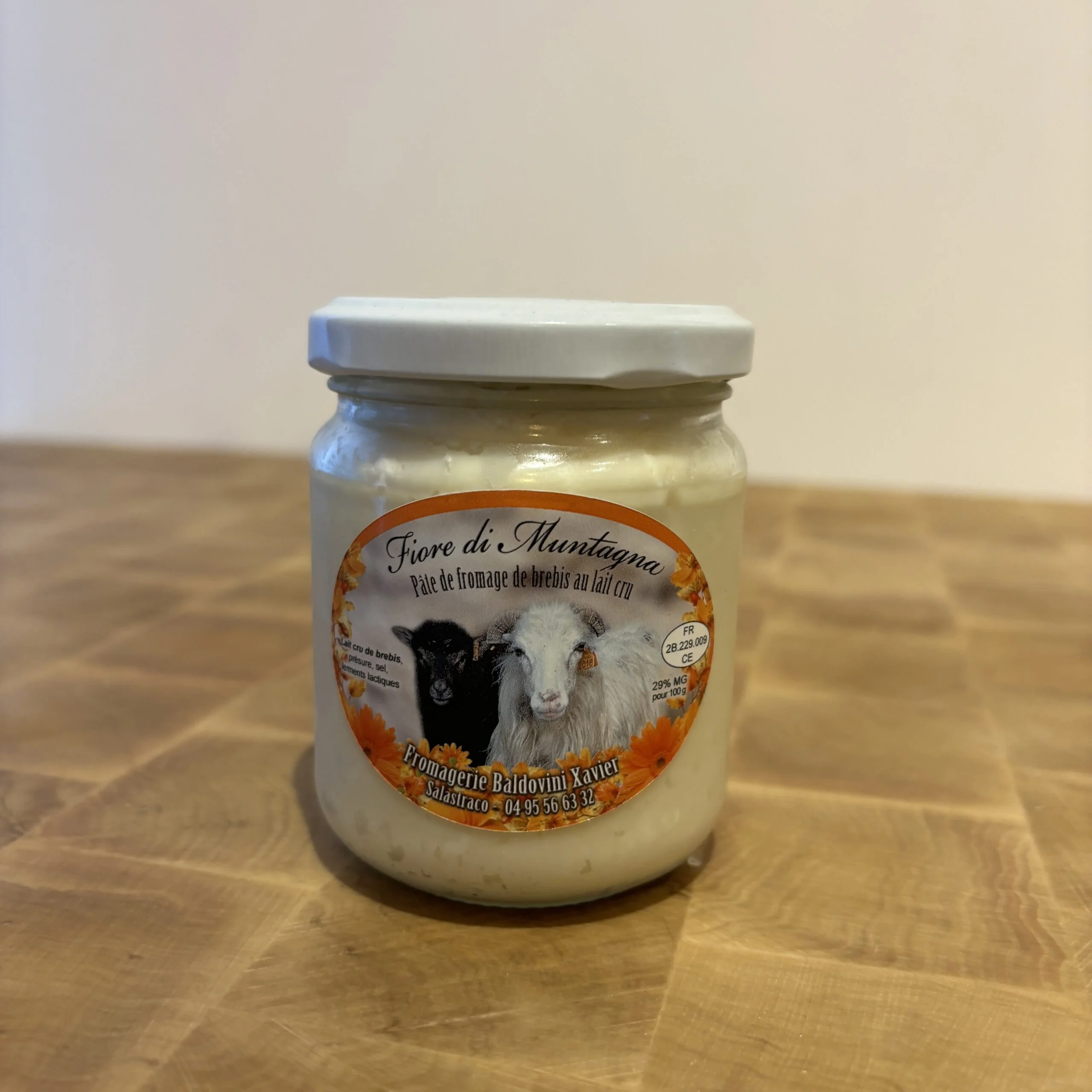 Pâte de fromage au lait cru de brebis (Corse)