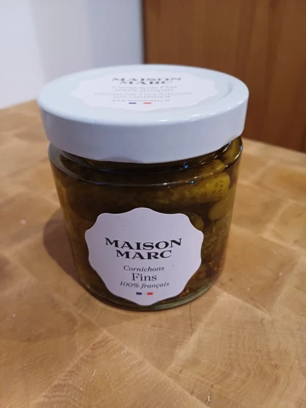 Cornichons Fins 385g — 100% Français