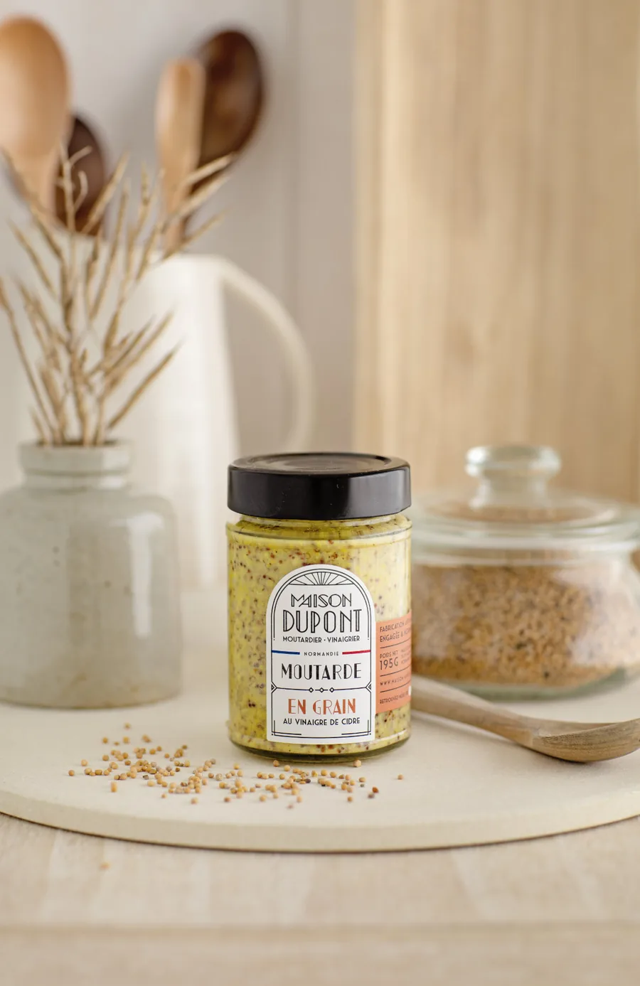 Moutarde en grain 195g