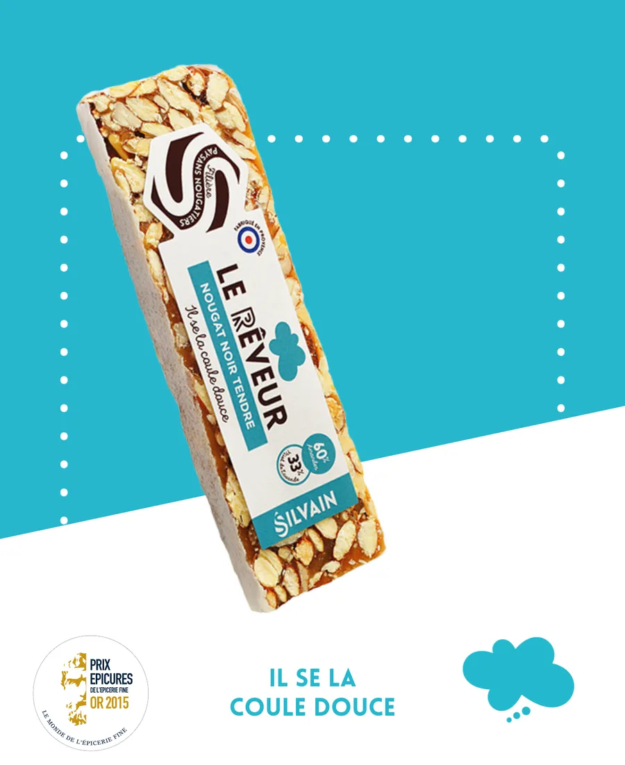 Le Rêveur — Nougat noir tendre (100g)