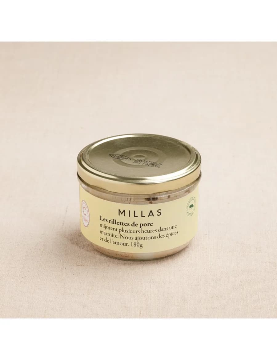 Rillettes de porc — 180g — Millas
