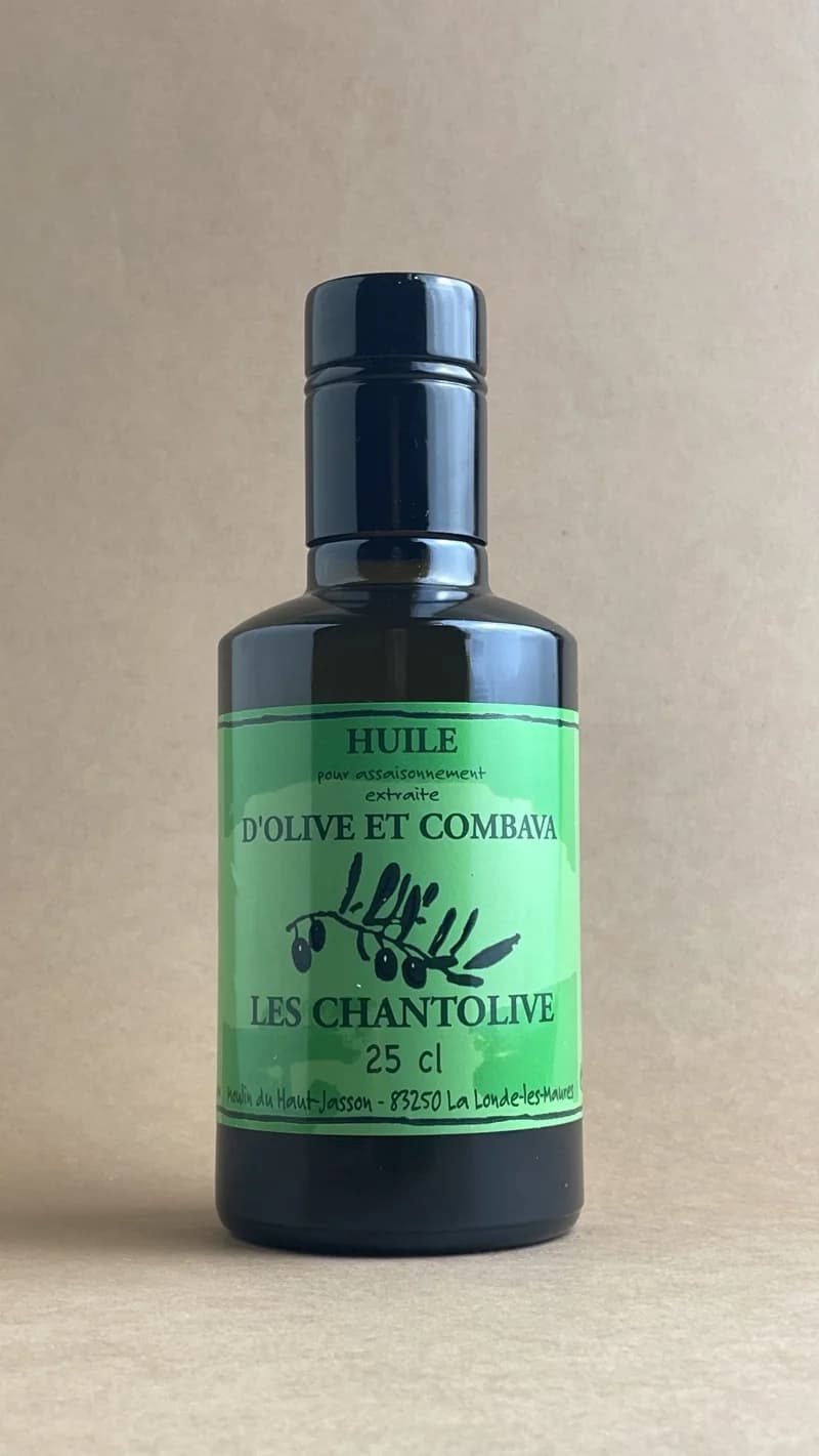 Huile extraite d'olives BIO et Combava BIO (0,25l)