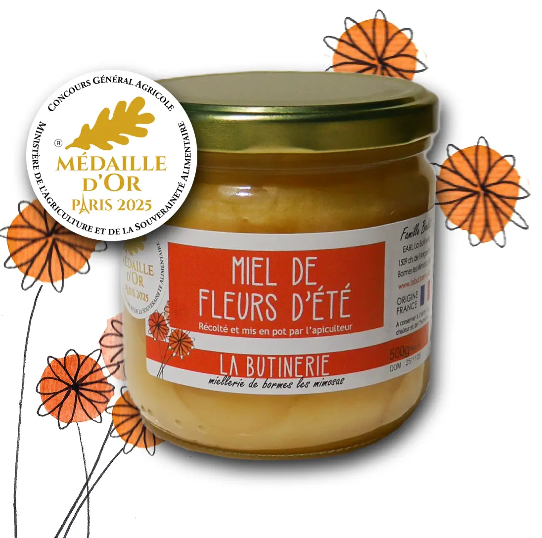 Miel de Fleurs d'Été — La Butinerie (250g ou 500g)