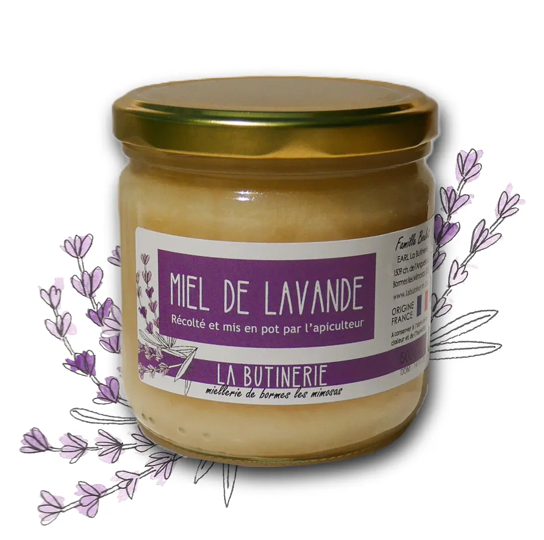 Miel de Lavande — La Butinerie (250g ou 500g)