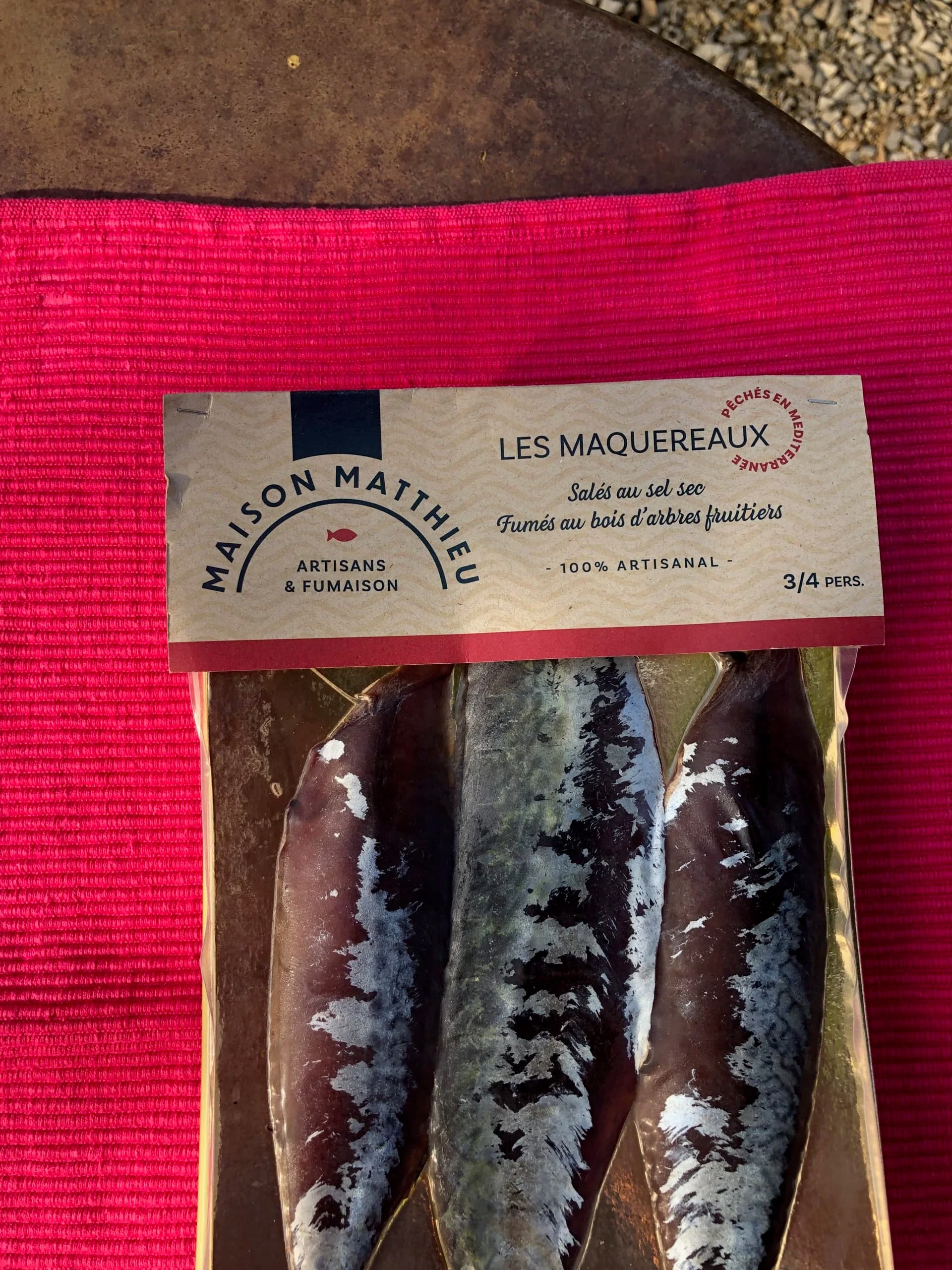 Maquereaux fumés de Méditerranée (Maison Matthieu)