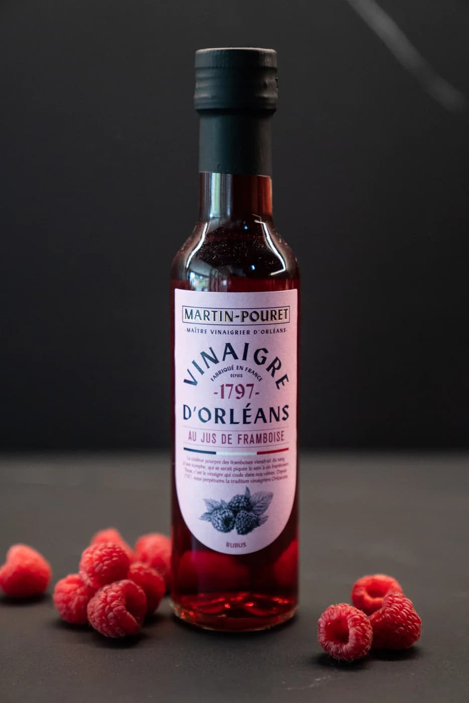 Vinaigre au jus de framboise